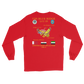 USS Blue Ridge (LCC-19) 1990-91 ODS/S Cruise Long Sleeve Shirt – back view, red