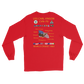 USS Carl Vinson (CVN-70) 1983 Long Sleeve Cruise Shirt – back view, red