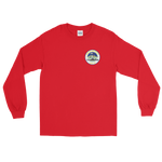 USS Blue Ridge (LCC-19) Ship's Crest Long Sleeve Shirt – front view, red