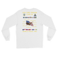 USS Carl Vinson (CVN-70) 1983 Long Sleeve Cruise Shirt – back view, white