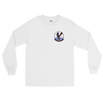 VP-30 Pro's Nest Squadron Crest Long Sleeve Shirt – front view, white