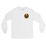 VP-94 Crawfisher's Squadron Crest Long Sleeve Shirt – front view, white