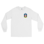 USS Austin (LPD-4) Ship's Crest Long Sleeve Shirt – front view, white