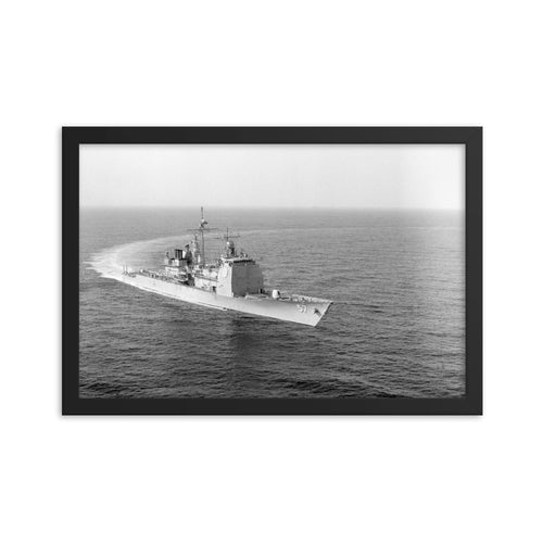 USS Lake Champlain (CG-57) Framed Ship Photo