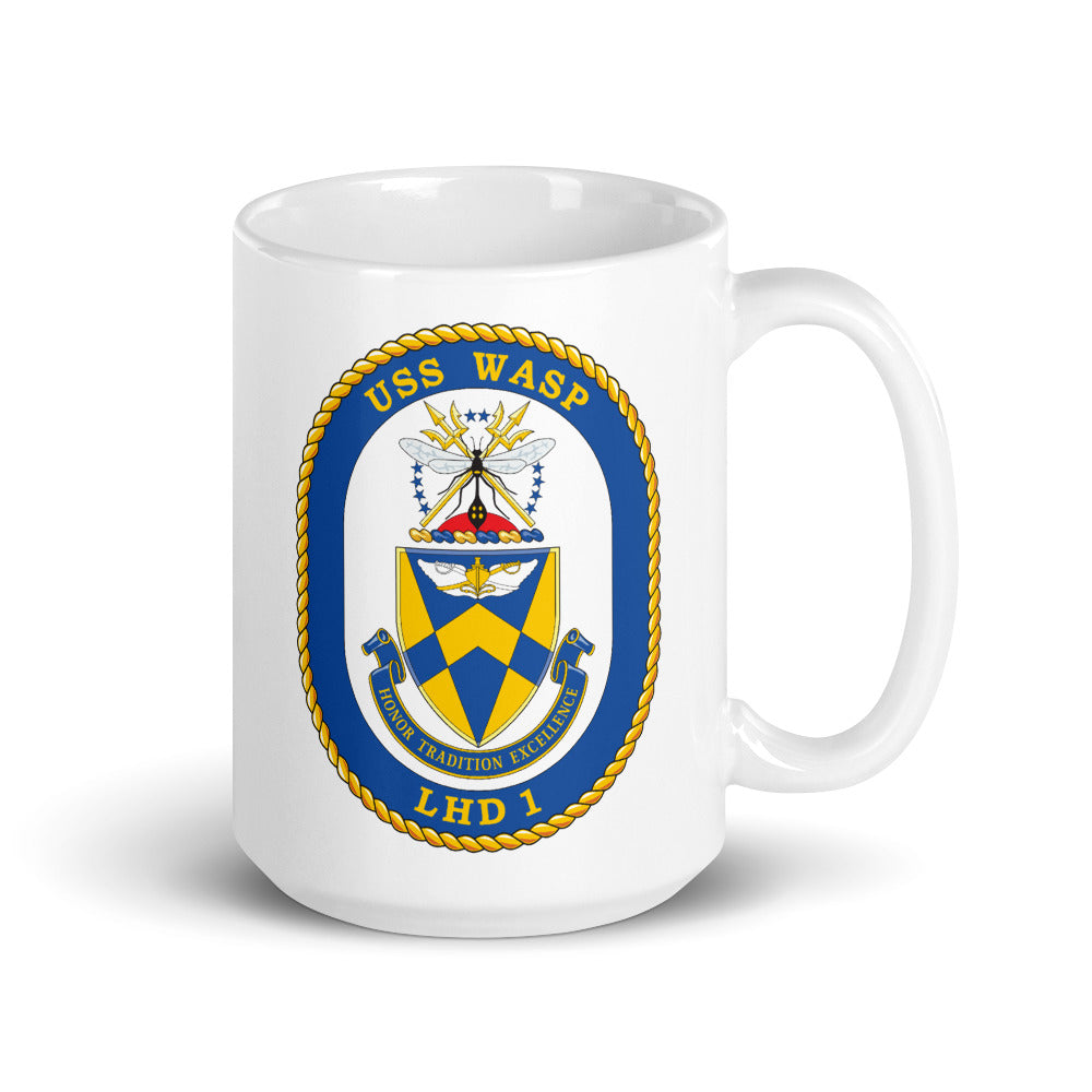 USS Wasp (LHD-1) Ship's Crest Mug