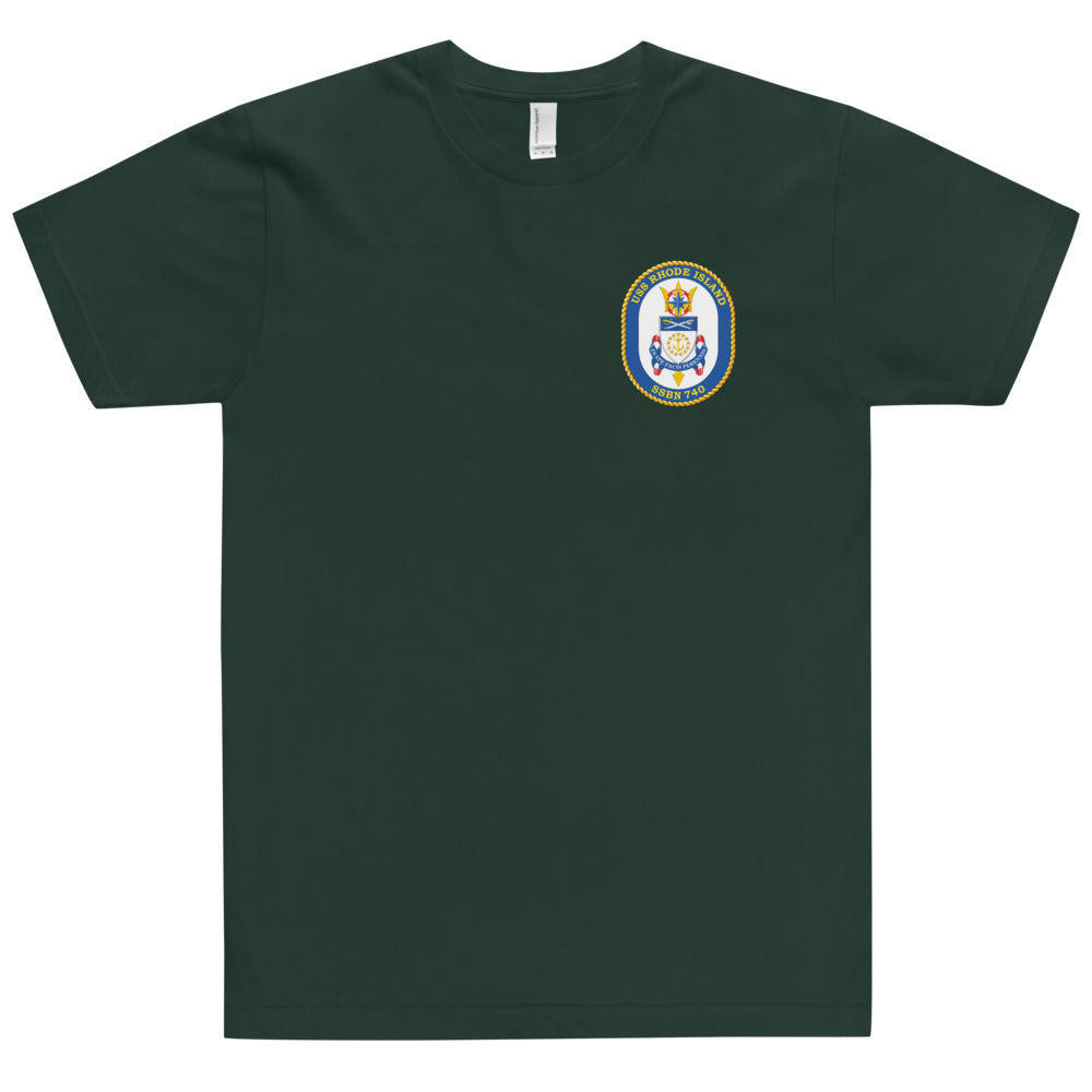 USS Rhode Island (SSBN-740) Ship's Crest Shirt