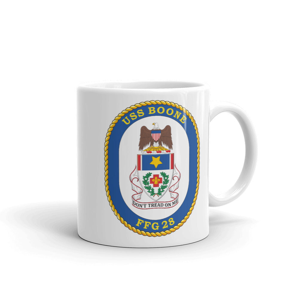 USS Boone (FFG-28) Ship's Crest Mug