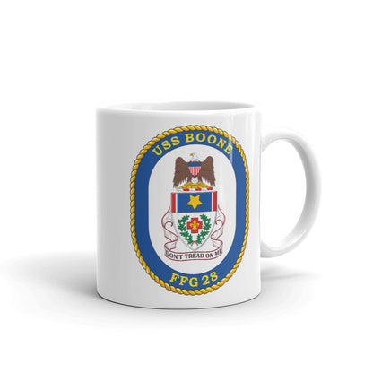 USS Boone (FFG-28) Ship's Crest Mug