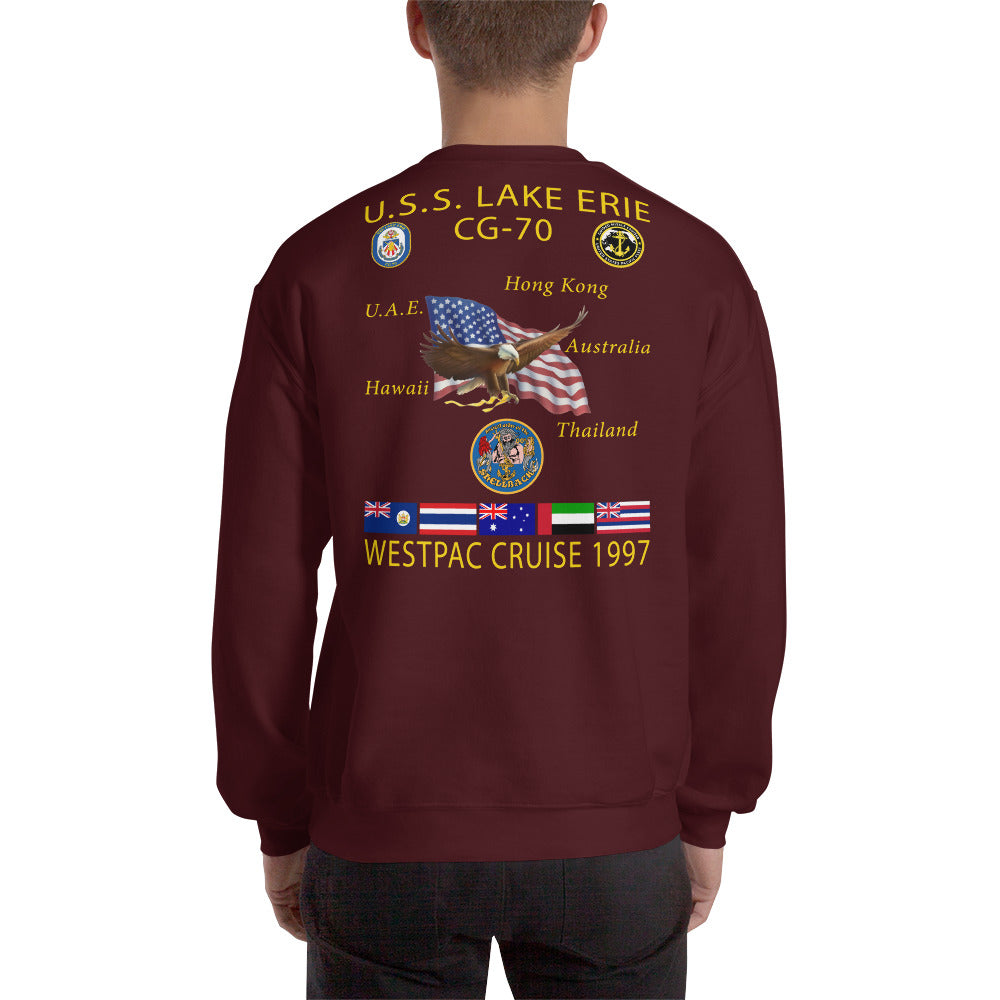 USS Lake Erie (CG-70) 1997 Cruise Sweatshirt