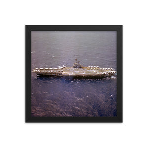 USS Ranger (CV-61) Framed Ship Photo - Top Gun 25