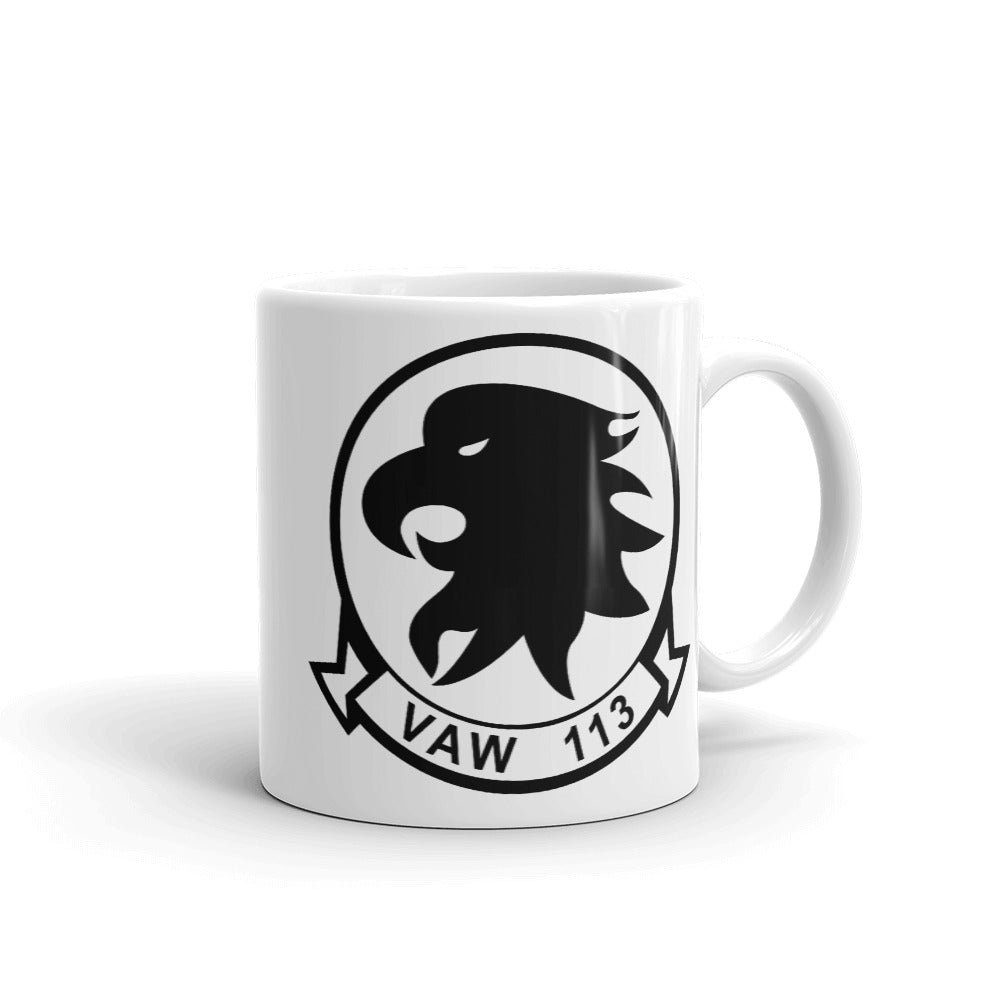 VAW-113 Black Eagles Squadron Crest Mug