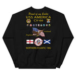 USS America (CV-66) 1982 Sweatshirt - FAMILY