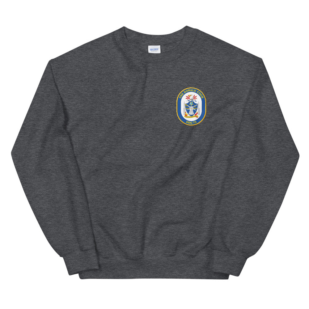 USS Donald Cook (DDG-75) Ship's Crest Sweatshirt