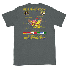 Load image into Gallery viewer, USS Barney (DDG-6) 1985 Cruise Shirt