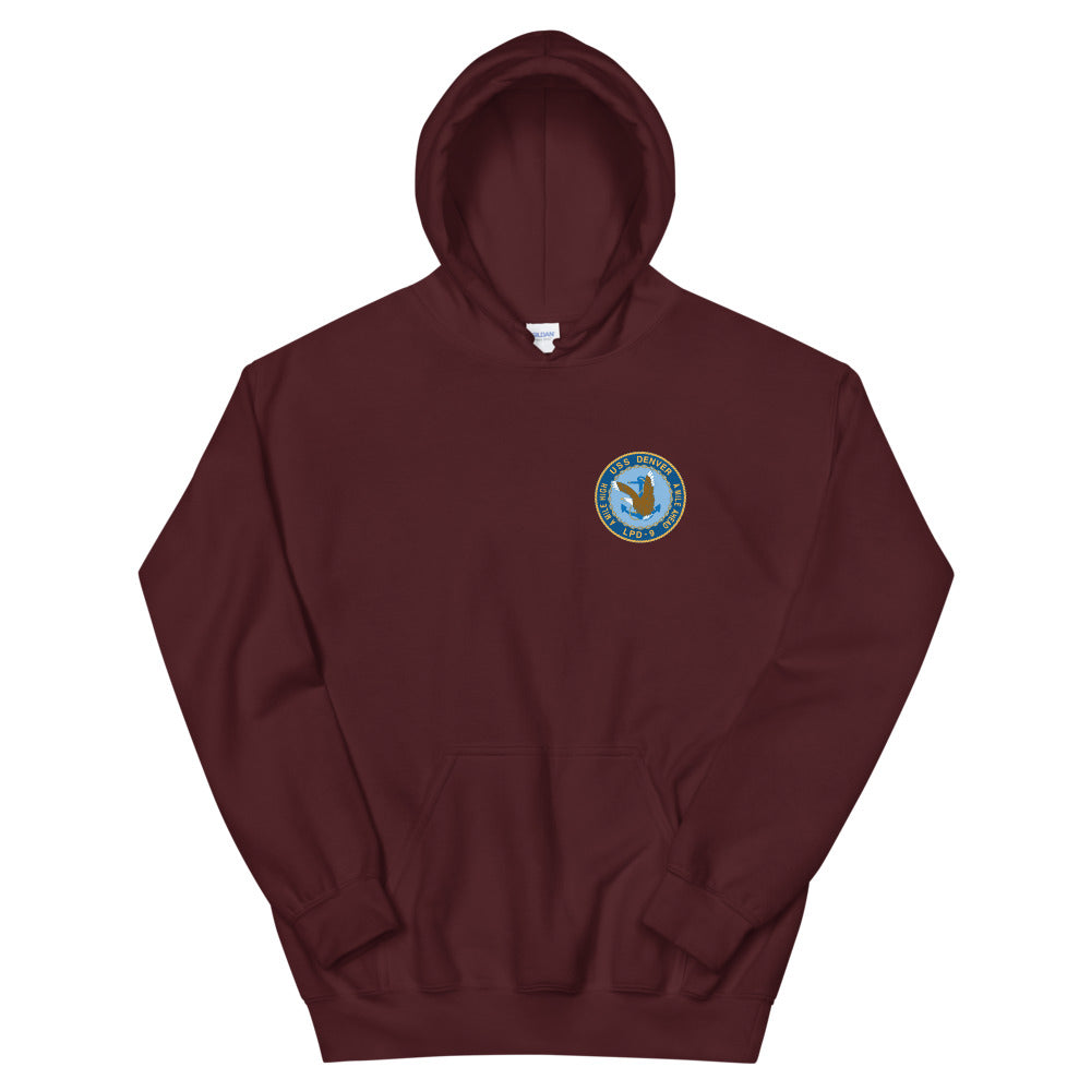 USS Denver (LPD-9) Ship's Crest Hoodie