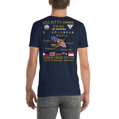 USS Kitty Hawk (CVA-63) 1973-74 Cruise Shirt