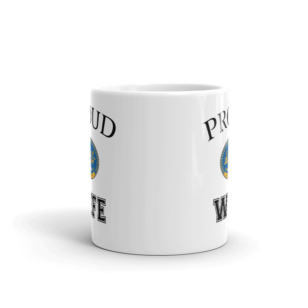 Proud USS Harry S. Truman Wife Mug
