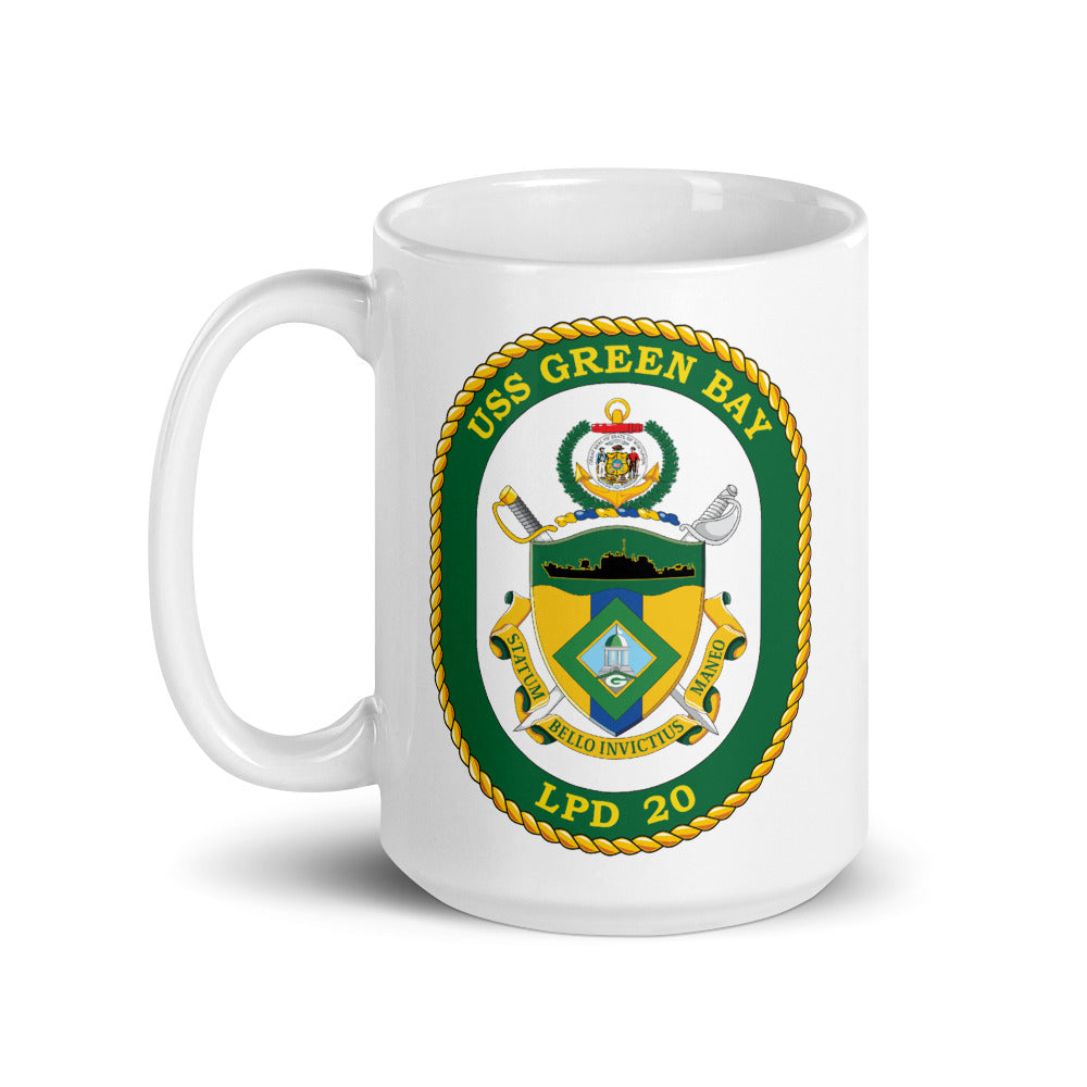 USS Green Bay (LPD-20) Ship's Crest Mug