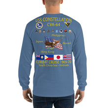 Load image into Gallery viewer, USS Constellation (CVA-64) 1969-70 Long Sleeve Cruise Shirt