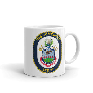 USS Somerset (LPD-25) Ship's Crest Mug