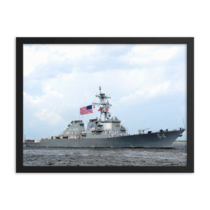 USS Carney (DDG-64) Framed Ship Photo