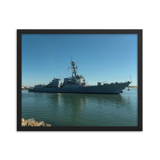 USS Dewey (DDG-105) Framed Ship Photo