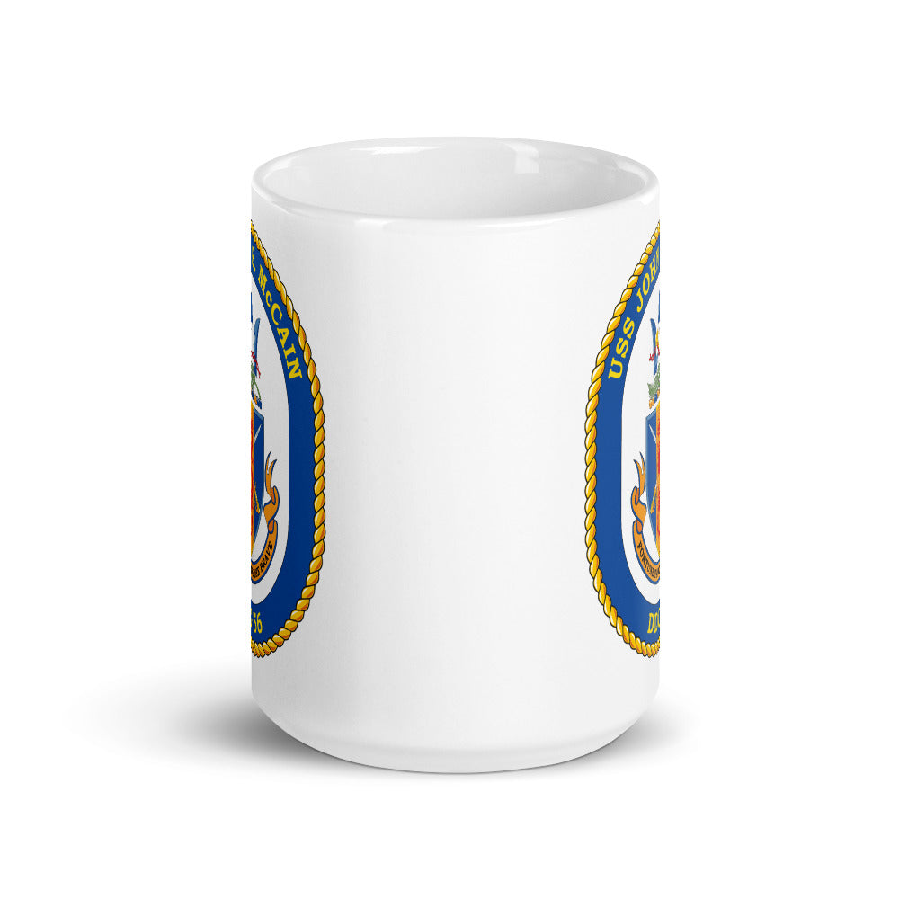 USS John S. McCain (DDG-56) Ship's Crest Mug