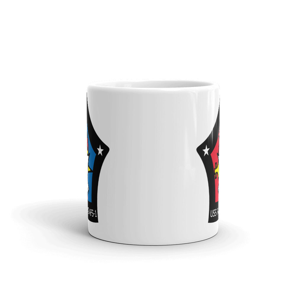USS Mars (AFS-1) Ship's Crest Mug