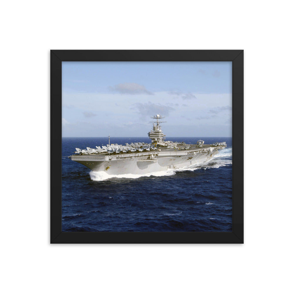 USS Abraham Lincoln (CVN-72) Framed Ship Photo