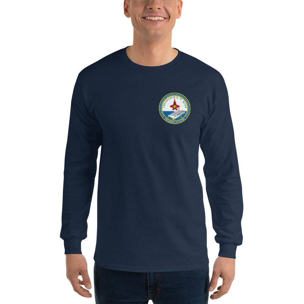 USS George H.W. Bush (CVN-77) 2017 Long Sleeve Tiger Cruise Shirt