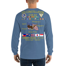 Load image into Gallery viewer, USS Constellation (CVA-64) 1971-72 Long Sleeve Cruise Shirt