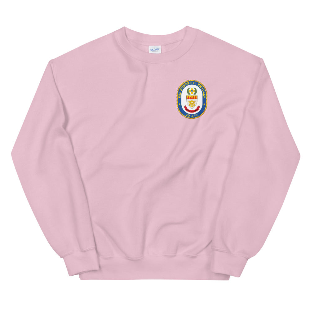 USS Robert G. Bradley (FFG-49) Ship's Crest Sweatshirt