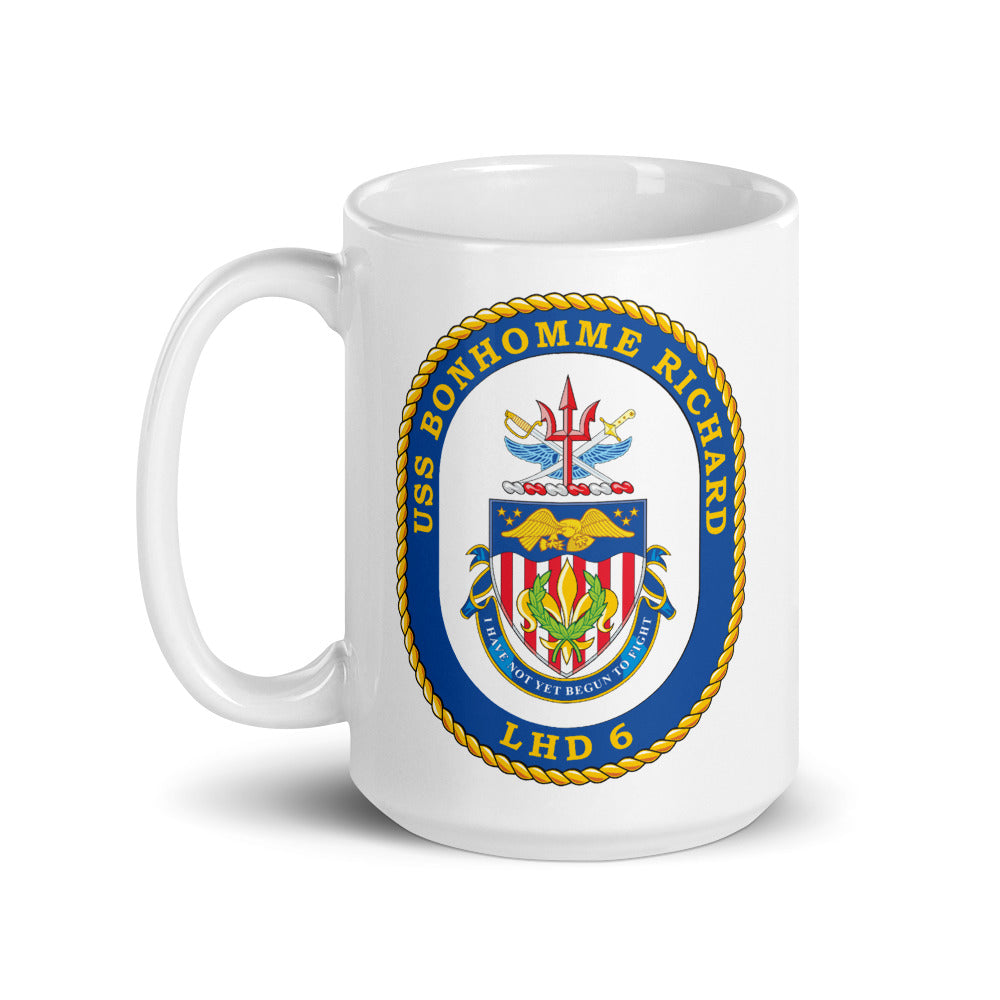 USS Bonhomme Richard (LHD-6) Ship's Crest Mug