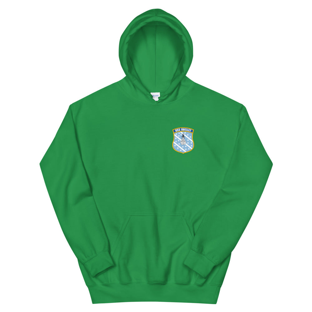USS Ouellet (FF-1077) Ship's Crest Hoodie