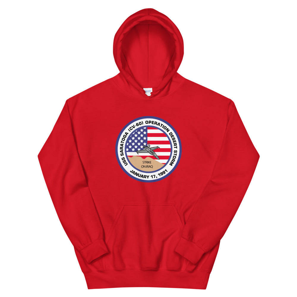 USS Saratoga (CV-60) Operation Desert Storm Hoodie