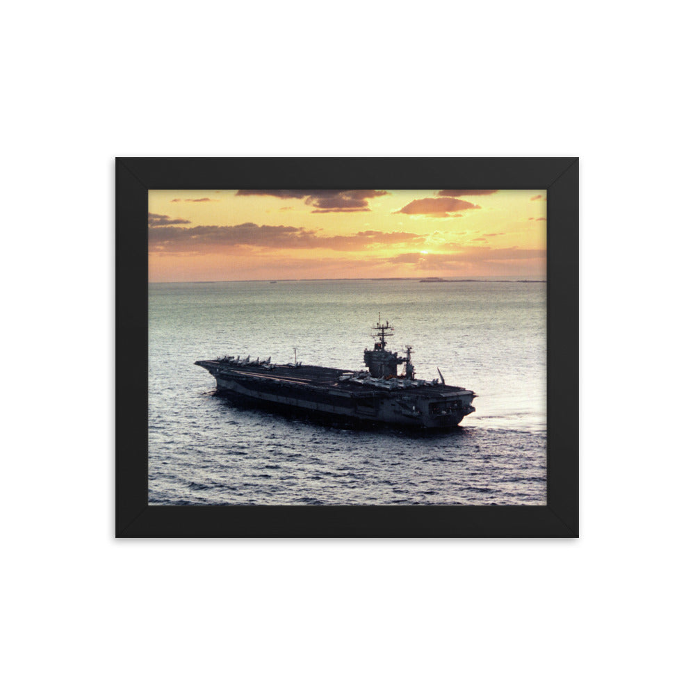 USS Theodore Roosevelt (CVN-71) Framed Ship Photo