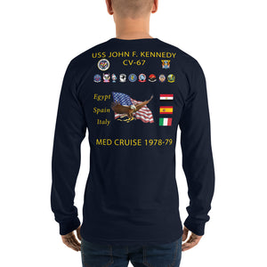 USS John F. Kennedy (CV-67) 1978-79 Long Sleeve Cruise Shirt