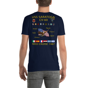 USS Saratoga (CV-60) 1987 Cruise Shirt
