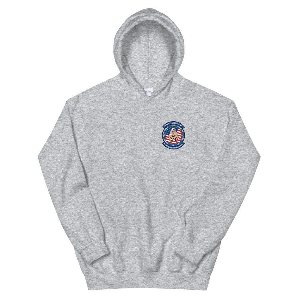 USS America (CV-66) Big Dog's Last Romp 1995-96 Hoodie