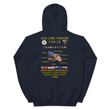 Load image into Gallery viewer, USS Carl Vinson (CVN-70) 1996 Cruise Hoodie