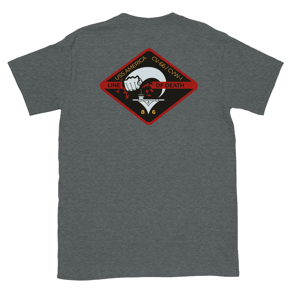 USS America (CV-66) '86 Line of Death - Special Edition Tee