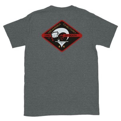 USS America (CV-66) '86 Line of Death - Special Edition Tee