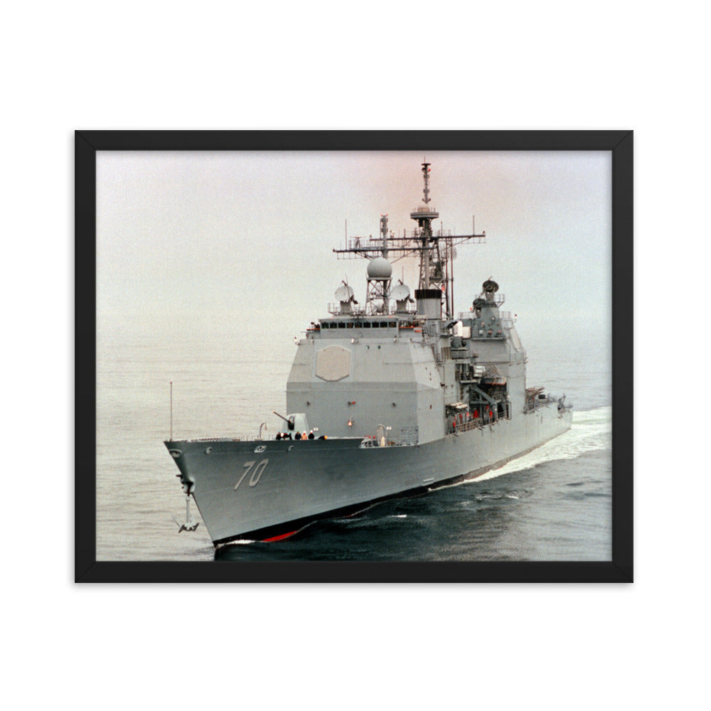 USS Lake Erie (CG-70) Framed Ship Photo