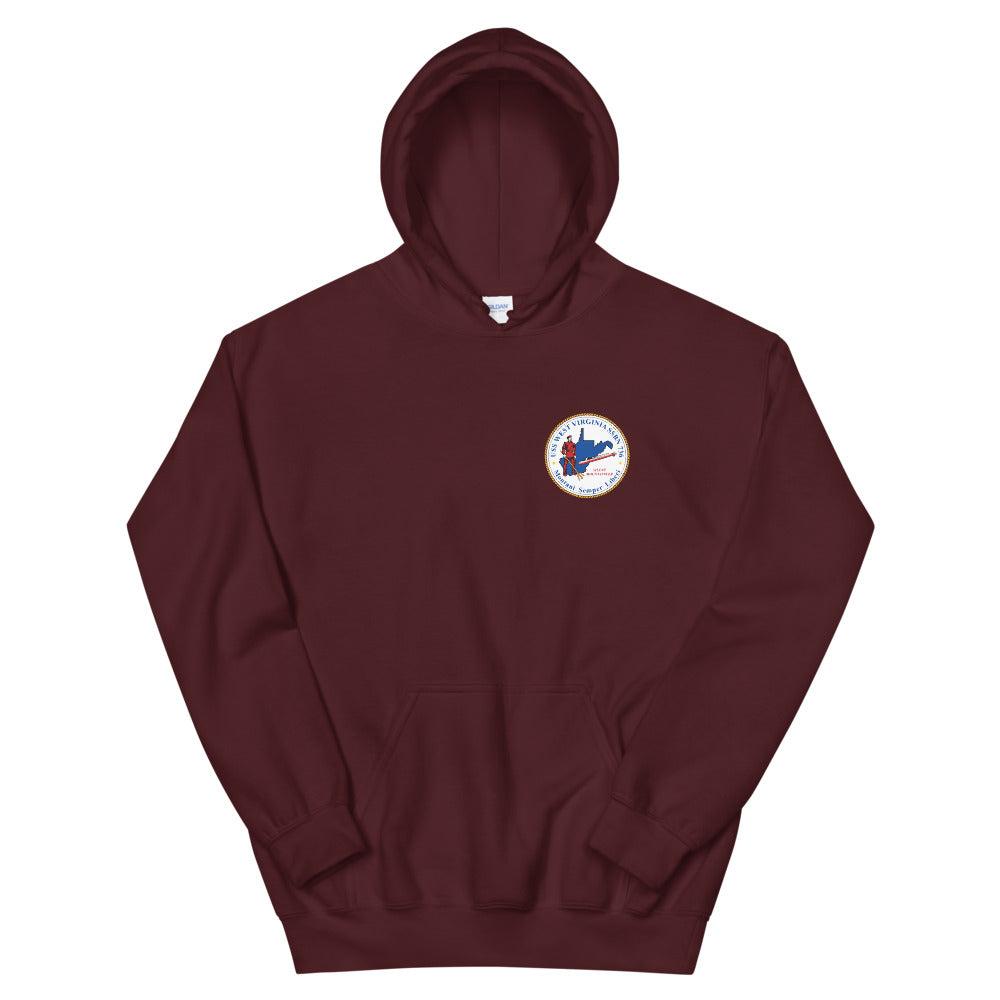 USS West Virginia (SSBN-736) Ship's Crest Hoodie