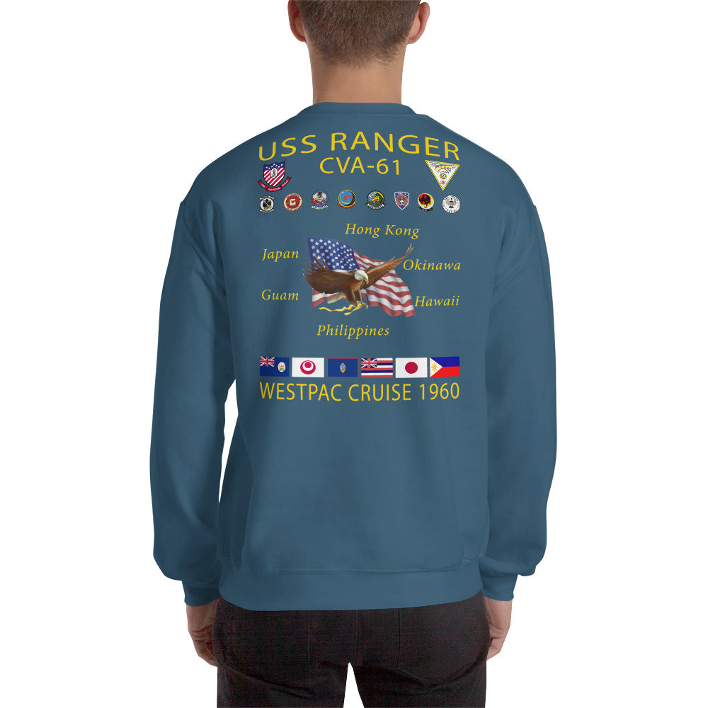 USS Ranger (CVA-61) 1960 Cruise Sweatshirt