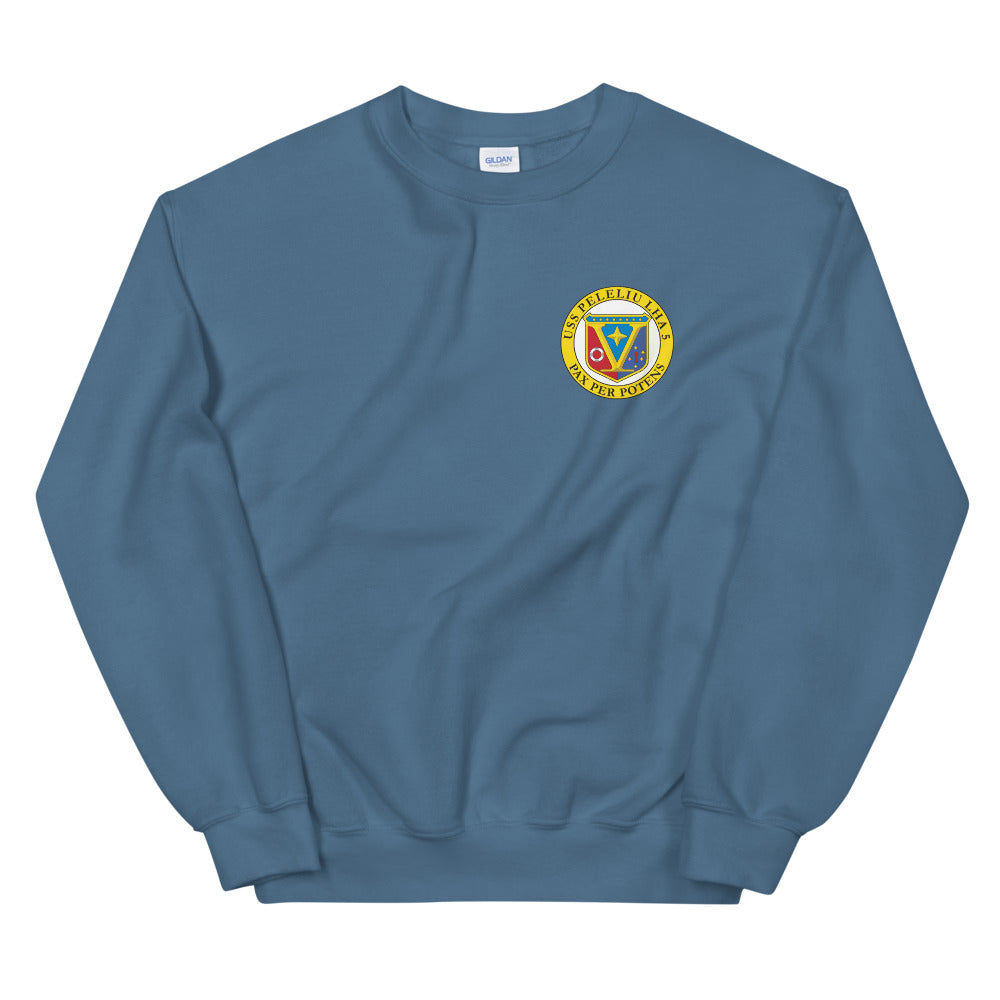 USS Peleliu (LHA-5) Ship's Crest Sweatshirt
