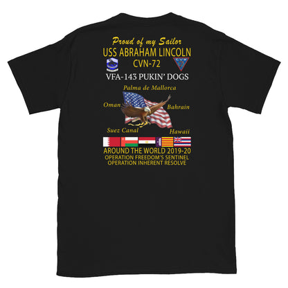 VFA-143 Pukin' Dogs 2019-20 Cruise Shirt - Family