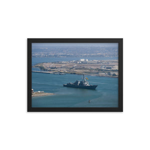 USS Dewey (DDG-105) Framed Ship Photo