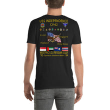 Load image into Gallery viewer, USS Independence (CV-62) 1993-94 Cruise Shirt