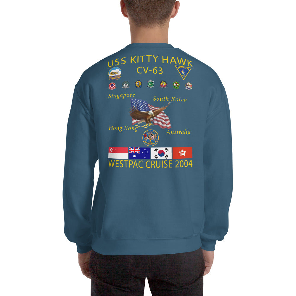 USS Kitty Hawk (CV-63) 2004 Cruise Sweatshirt